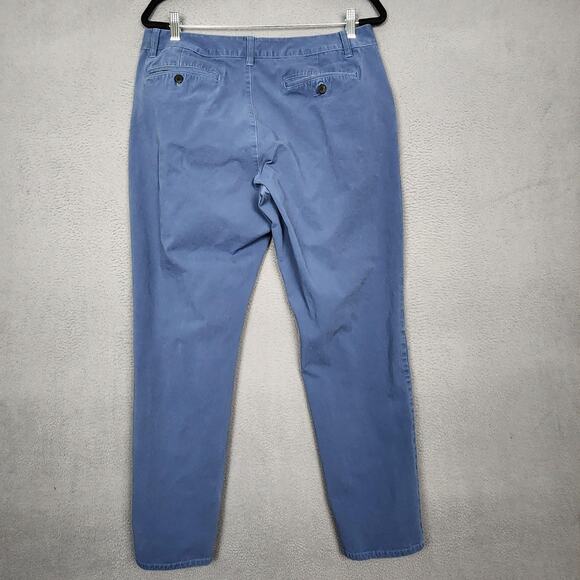 Bonobos Pants Mens 34x32 Blue Athletic Fit Chino Stretch Flat Front Actual 34X29 - Picture 2 of 16